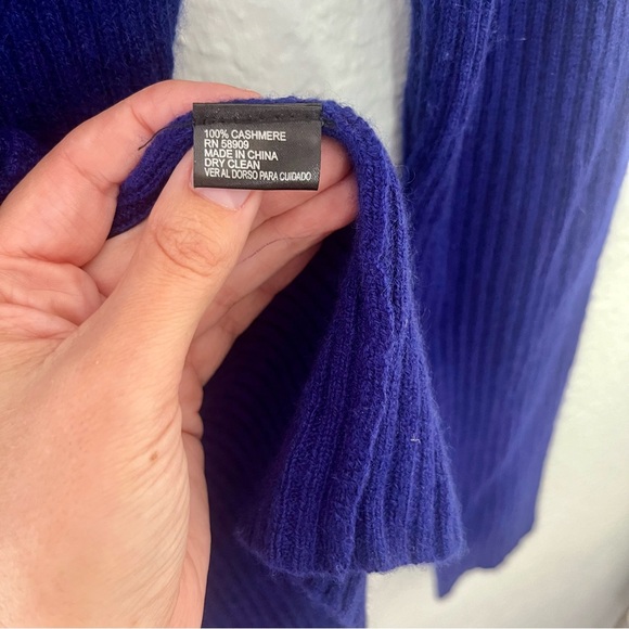 Cashmere Antonio Melani Blue Sweater Size Small - Picture 5 of 8